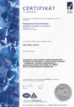 ISO 9001 Nemocnice na Homolce