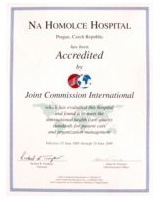 Certifikát JCI 2005